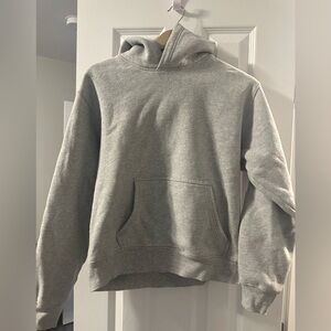 Aritzia cozyfleece The Perfect Fit TNA Hoodie; Size Small Heather Chrome